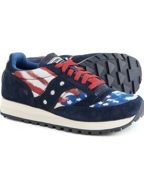 Saucony Women's Jazz 81 Stars and Stripes USA Shoes S60613-76 Retro Size 11